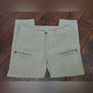 London Fog Supply khaki casual cargo pants Size 12
